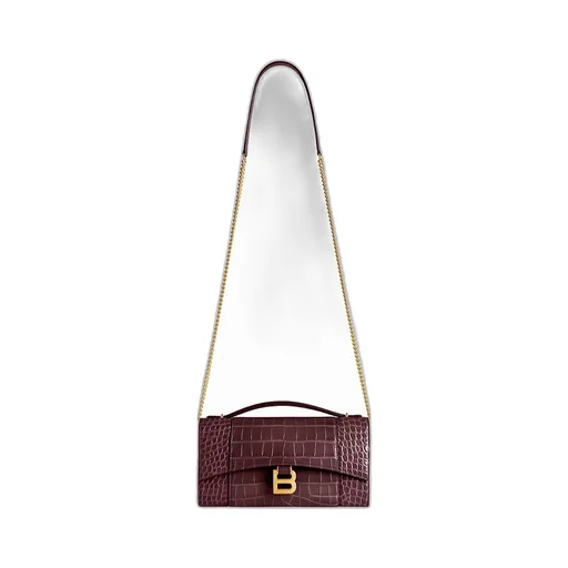 Hourglass Pochette With Chain