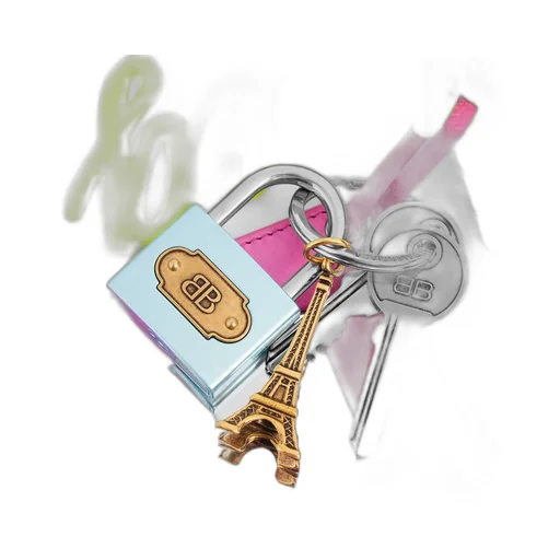 Subway Mirror Charm/Keychain