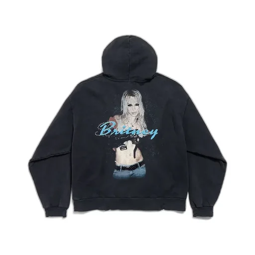 Music | Britney Spears Series Oversized Zip-Up Hoodie