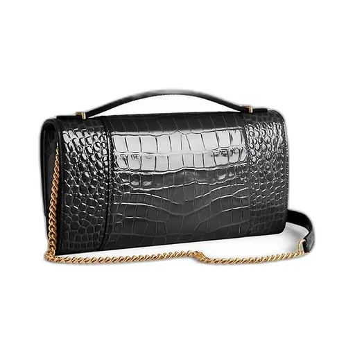 Hourglass Pochette With Chain