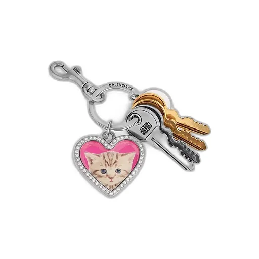 Heart Charm Keychain