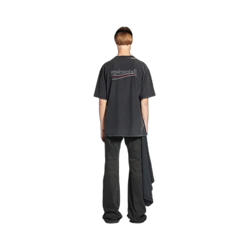 Political Campaign Inside-Out T-Shirt Large Fit