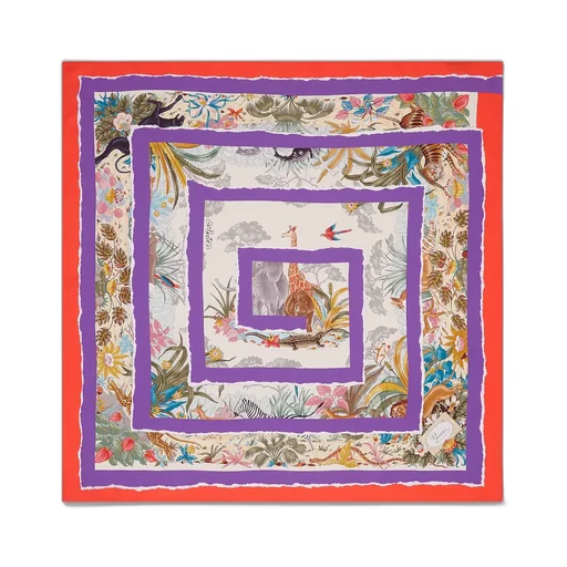 90 X 90 Project Printed Silk Carré