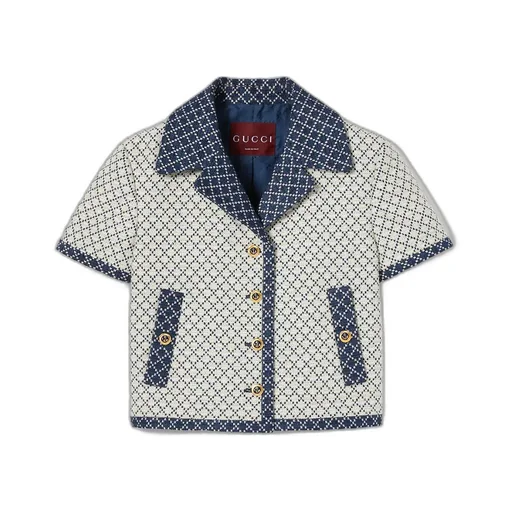 Diamond Cotton Bouclé Jacket