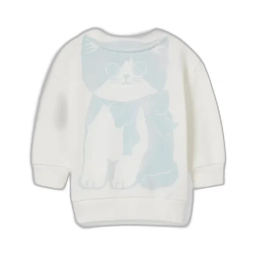 Baby Cotton Sweatshirt With Print