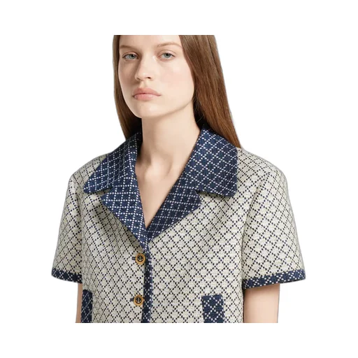 Diamond Cotton Bouclé Jacket