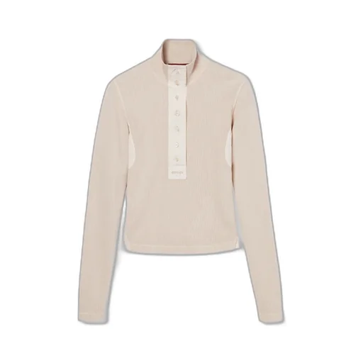 Cotton Rib Long-Sleeve T-Shirt