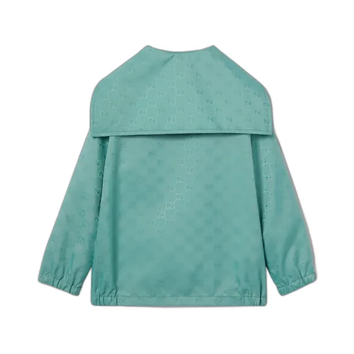Children's Gg Nylon Zip Jacket