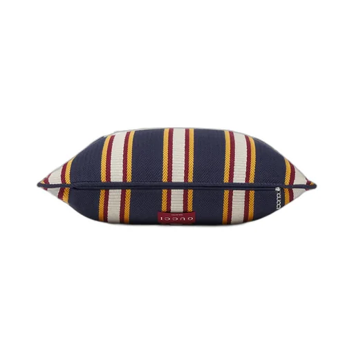 Small Striped Cotton Jacquard Cushion