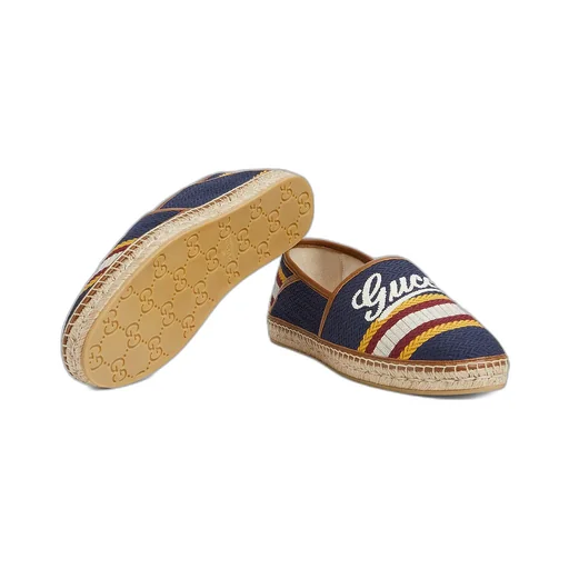 Espadrille With Gucci Script