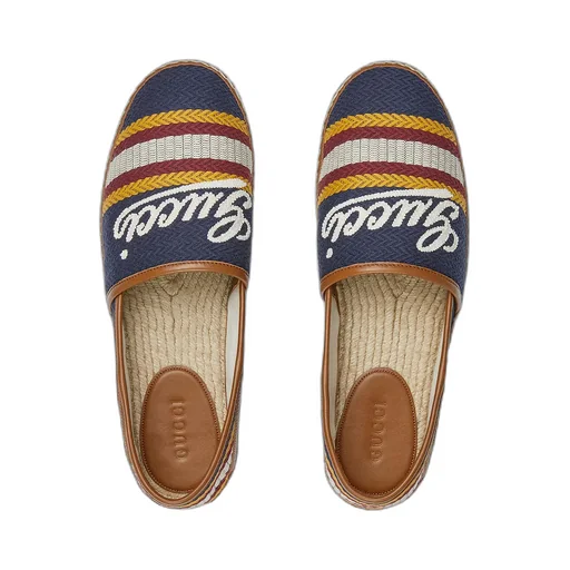 Espadrille With Gucci Script
