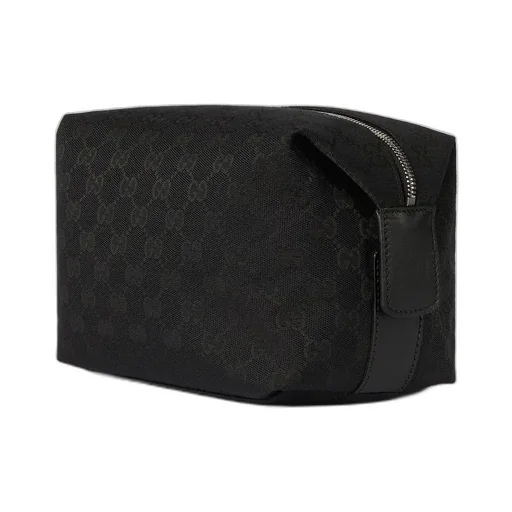 Gg Canvas Small Toiletry Case