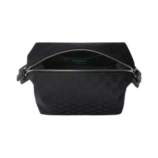 Gg Canvas Small Toiletry Case