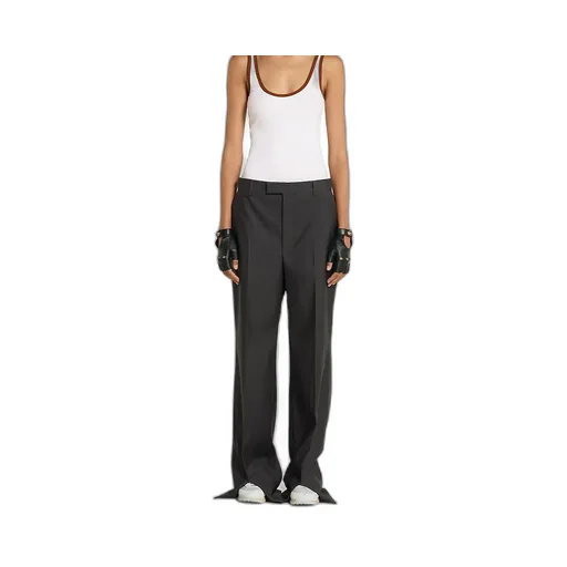 Oversize Low Waist Wool Pant