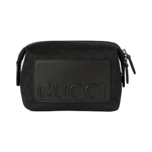 Gg Canvas Small Toiletry Case