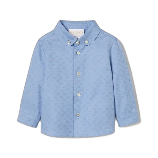 Baby Oxford Cotton Gg Shirt