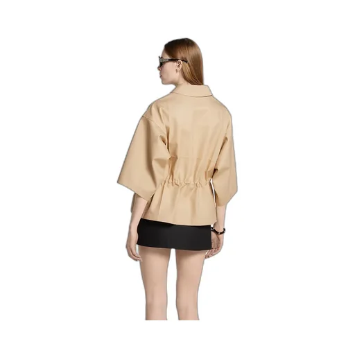 Cotton Gabardine Short Sleeve Jacket