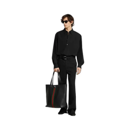 Cotton Poplin Shirt With Logo