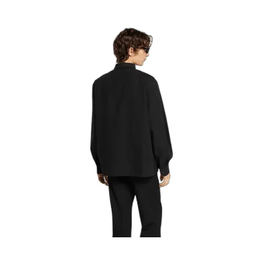 Cotton Poplin Shirt With Logo