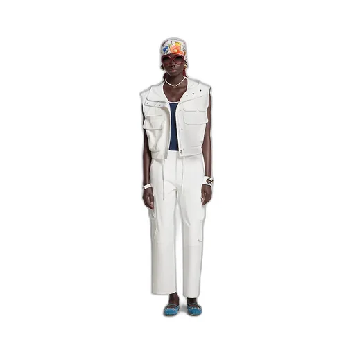 Light Cotton Canvas Cargo Pants