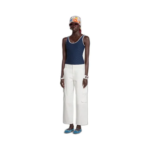 Light Cotton Canvas Cargo Pants