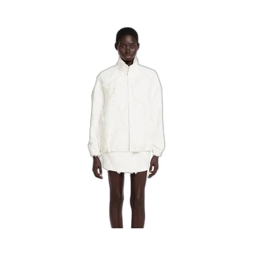 Cotton Wool Fil Coupé Zip Jacket