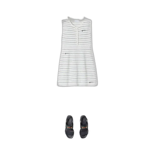 Children's Striped Cotton Dress