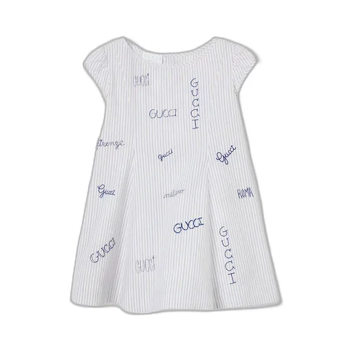 Children's Embroidered Muslin Dress