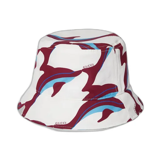 Printed Cotton Canvas Bucket Hat