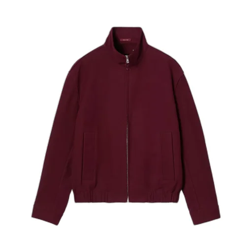 Cotton Gabardine Jacket With Logo