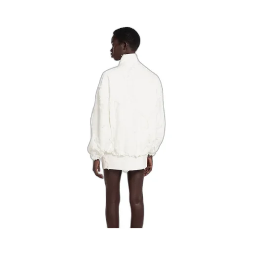 Cotton Wool Fil Coupé Zip Jacket