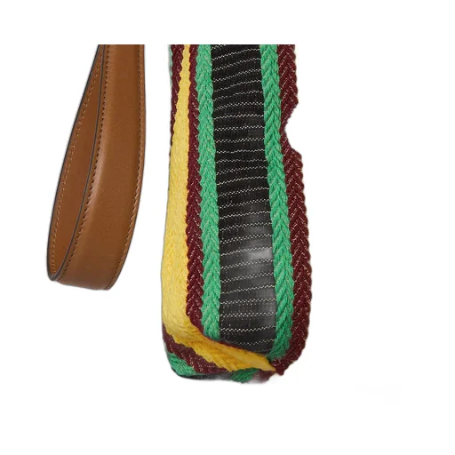 Large Embroidered Canvas Pouch