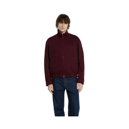Cotton Gabardine Jacket With Logo