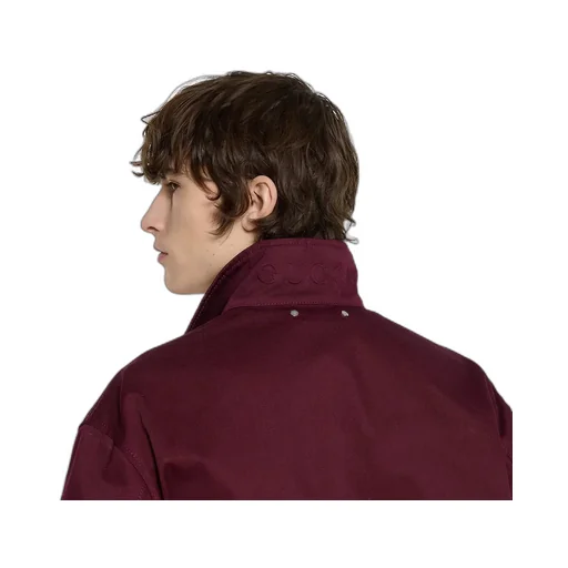 Cotton Gabardine Jacket With Logo