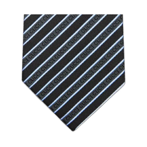 Striped Silk Jacquard Tie