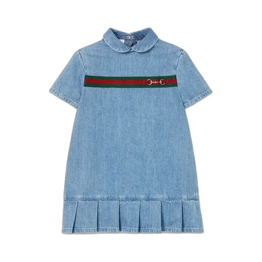 Children's Denim Dress With Web