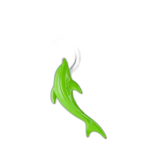 Engraved Dolphin Keychain Charm