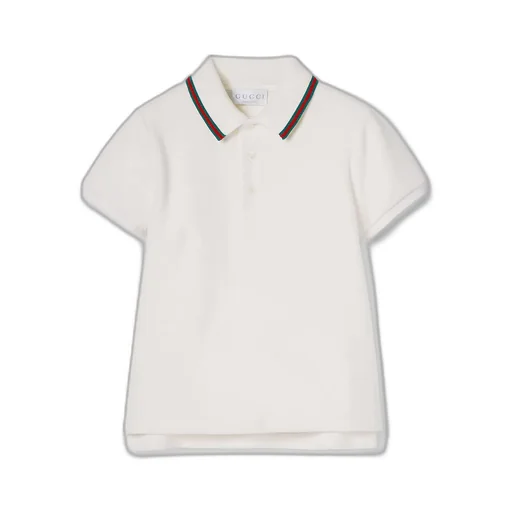 Children's Cotton Polo Shirt With Web