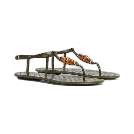 Thong Sandal With Bamboo