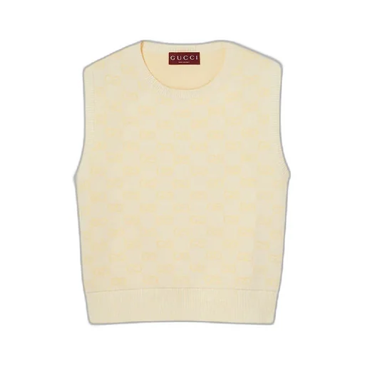 Fine Gg Cotton Sleeveless Top