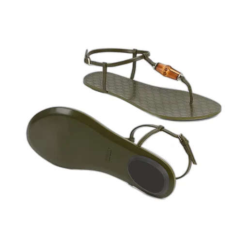 Thong Sandal With Bamboo