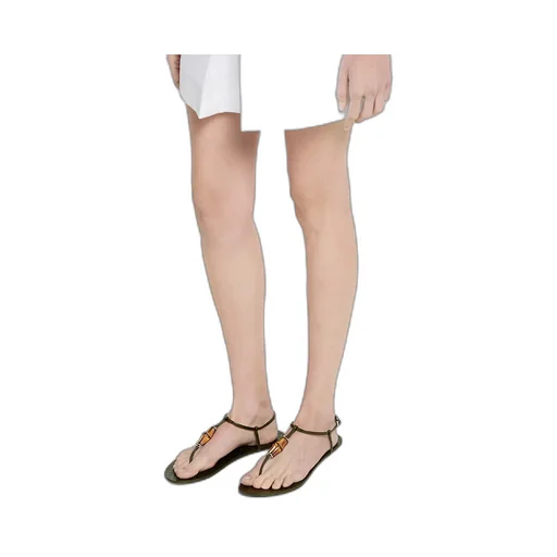 Thong Sandal With Bamboo