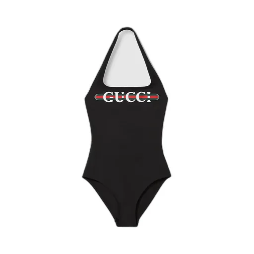 Sparkling Jersey Swimsuit With Print