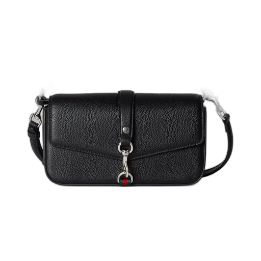 Small Crossbody Bag With Hook Closure