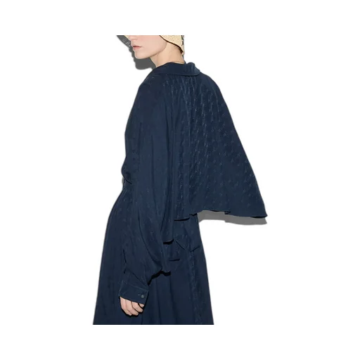 Gg And Chain Silk Jacquard Dress