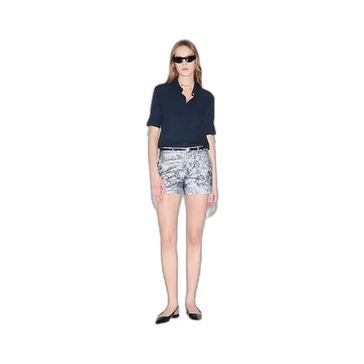 Gg And Chain Silk Jacquard Shirt