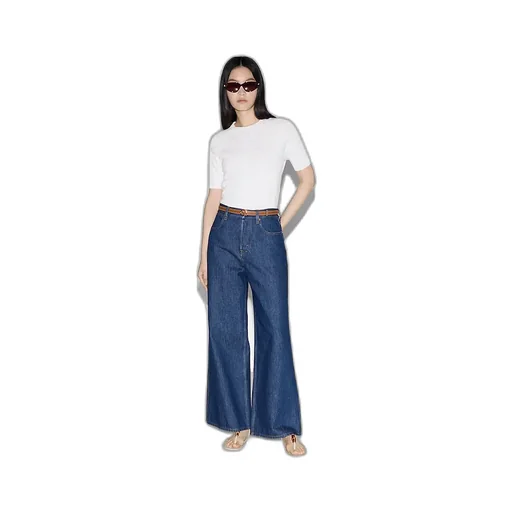 Gg Cotton Crewneck Top
