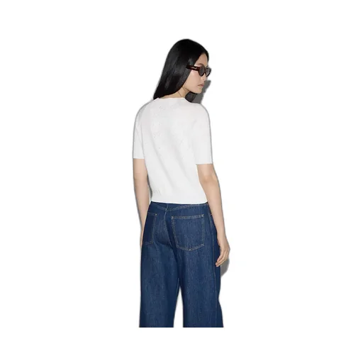 Gg Cotton Crewneck Top