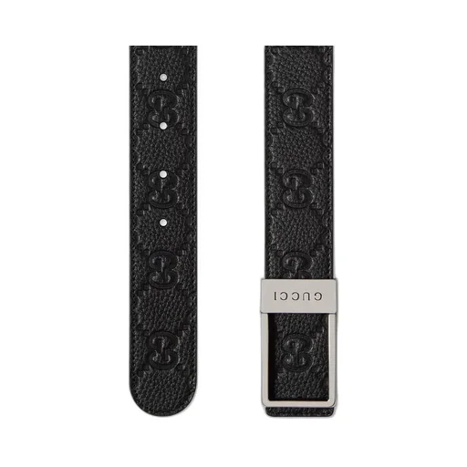 Reversible Belt With Rectangular Buckle