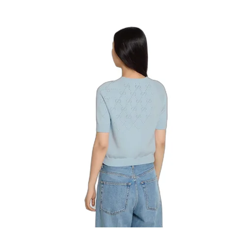 Gg Cotton Crewneck Top